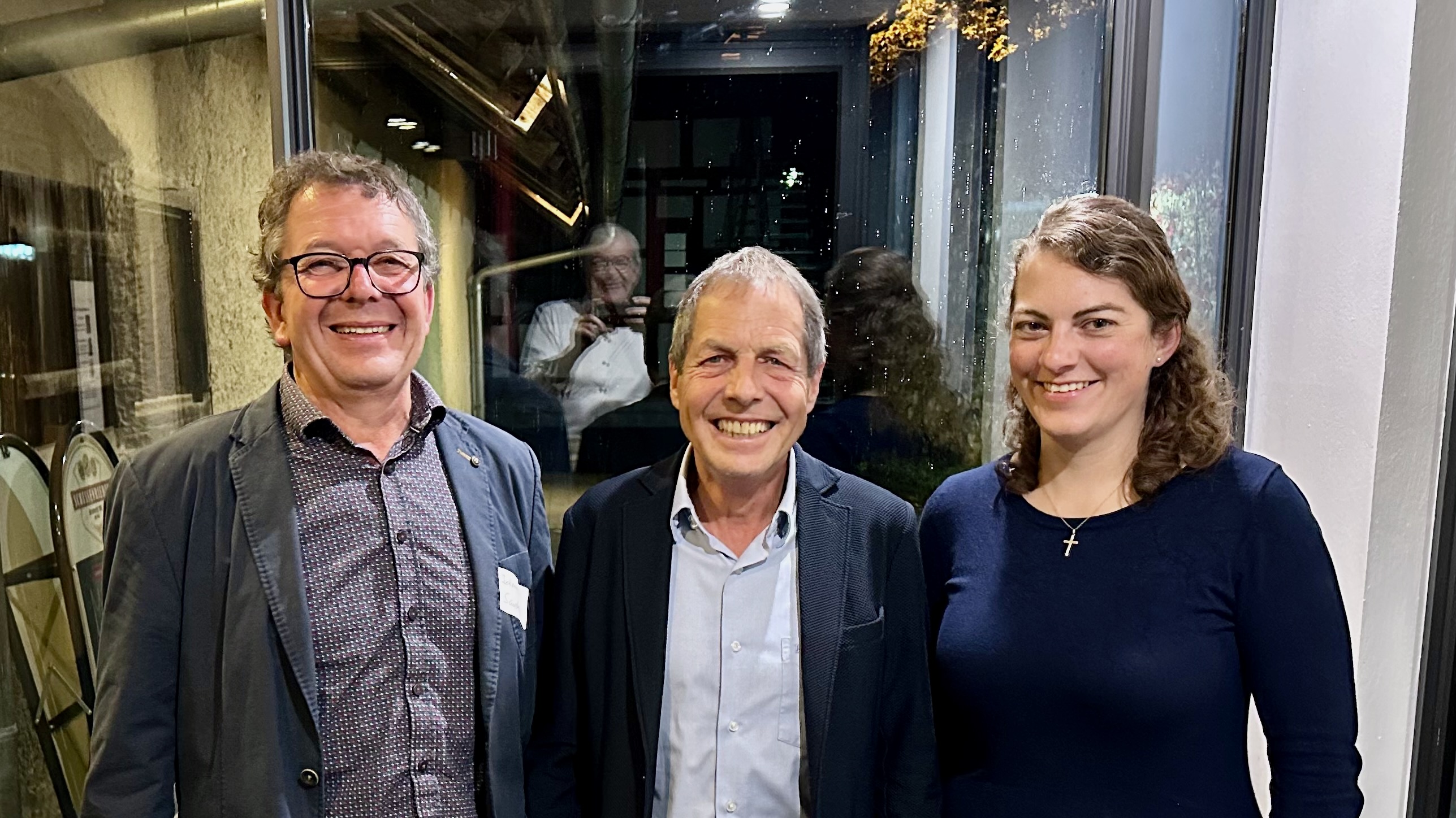 J. Sauter (Diözesanvorsitzender), M. Wehinger, C. Lutz